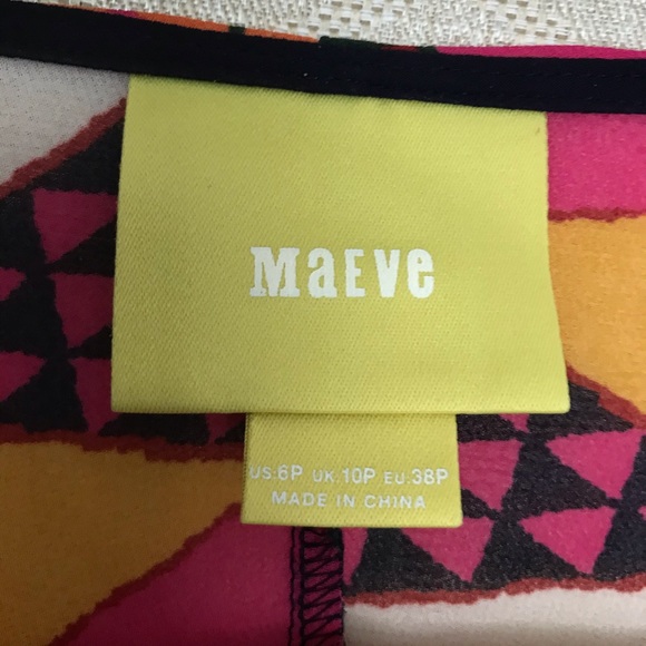 Anthropologie Maeve Geometric Dress - Picture 6 of 12